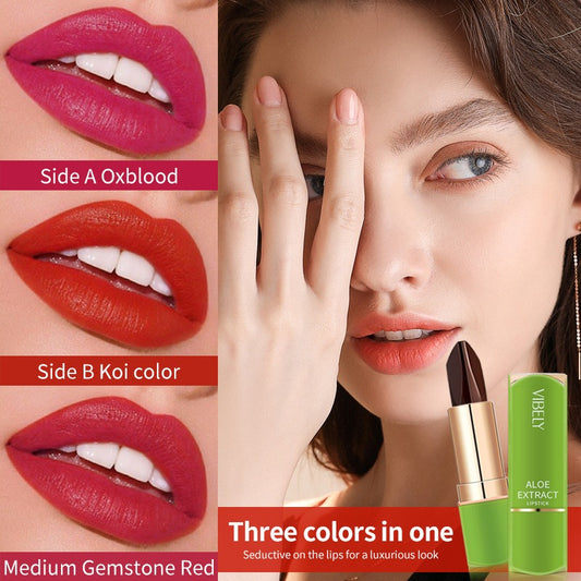 VIBELY Three-color lipstick