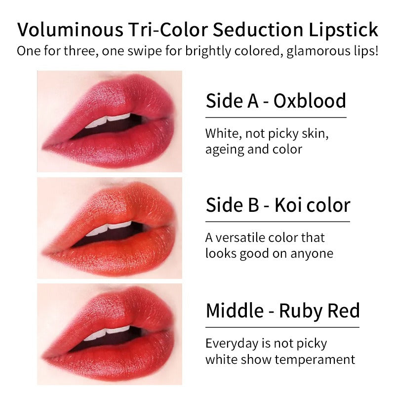 VIBELY Three-color lipstick